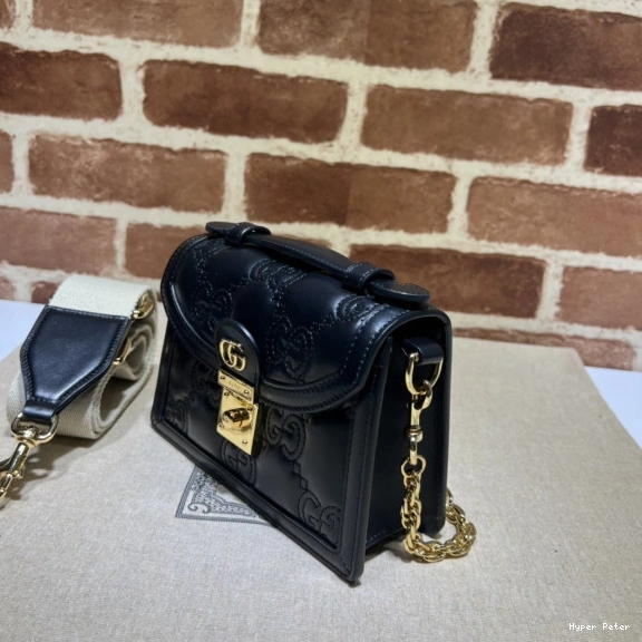 Hyperpeter TOP MATELASSÉ SMALL HANDLE BAG GUCCI GG 0823